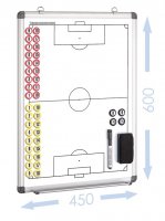 Futbolo magnetin taktin lenta [45cm x 60cm.]